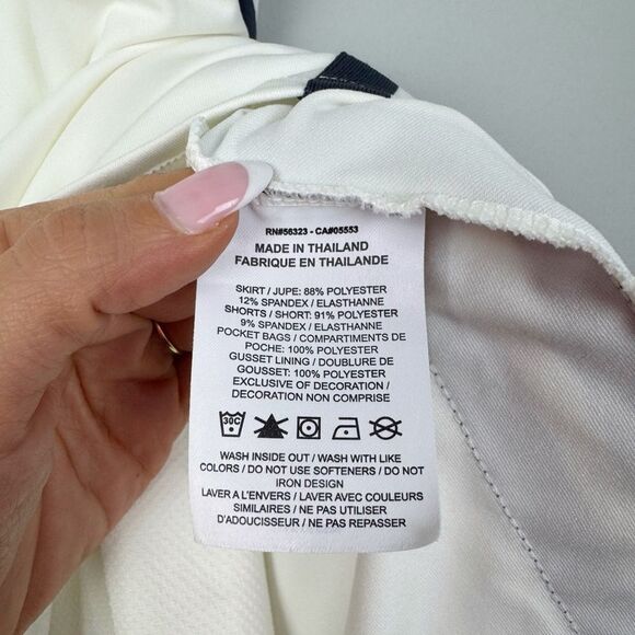 NIKE | White A-Line Dri Fit Athletic Skort Women’s Size Small - Picture 6 of 8